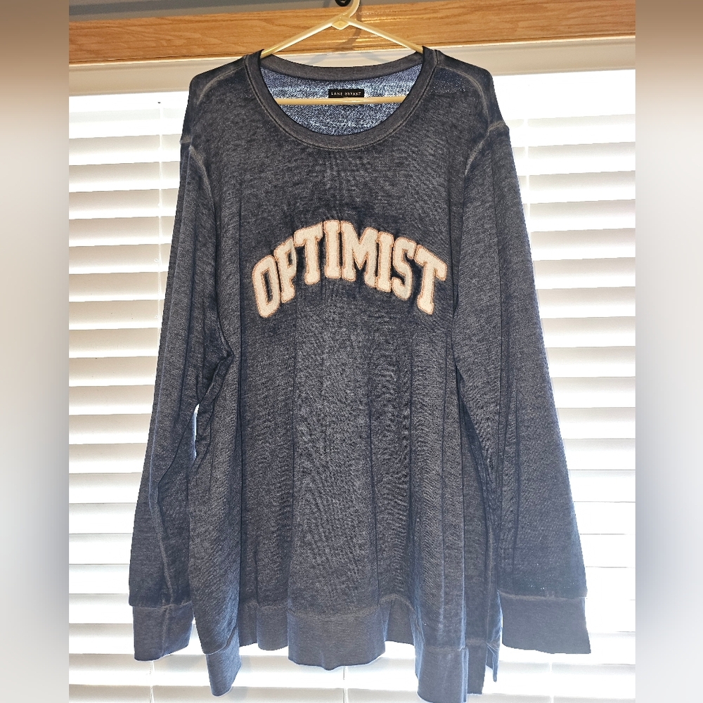 Lane Bryant Blue Oversized Sweatshirt 22/24